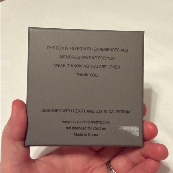 Cai simple blessing‎ disc initial necklace Gold - Picture 4 of 5